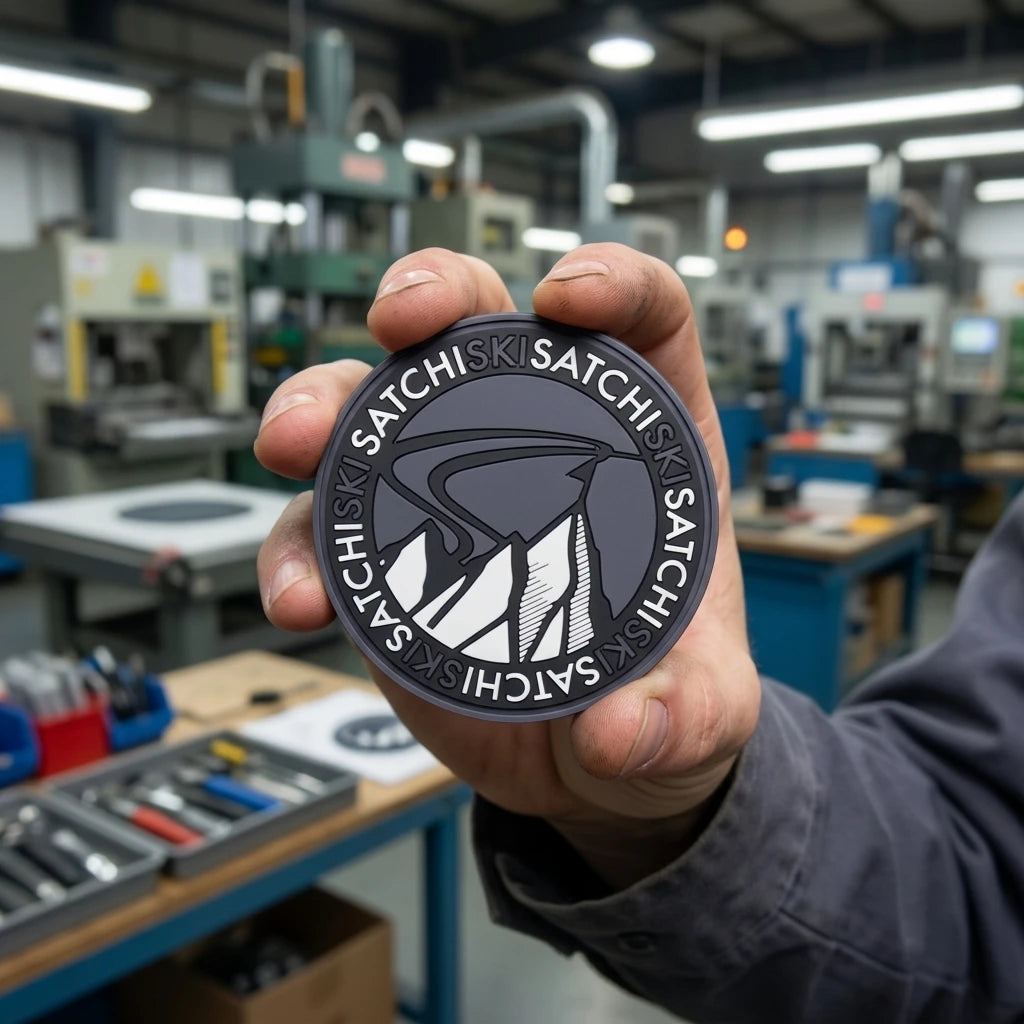 High Quality Custom Logo Soft 3D Rubber Pvc Logo Patch Customized PVC Badge Hook and Loop Patch Custom PVC Patch for Uniform