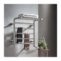Wall Mounted Stainless Steel Chrome Electric Towel Warmer with Intelligent Constant Temperature Heating for Bathroom