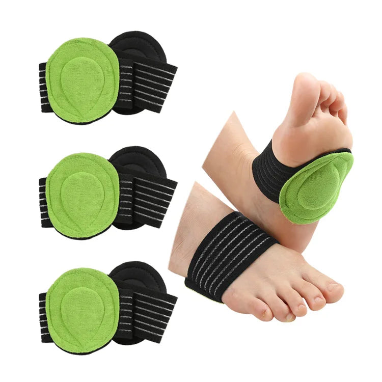 Sports Comfort SBR/Terry Cloth Arch Support Ball-of-Foot Cushions Compression Cushion Sleeve Bandage Pad Relieve Flat Feet