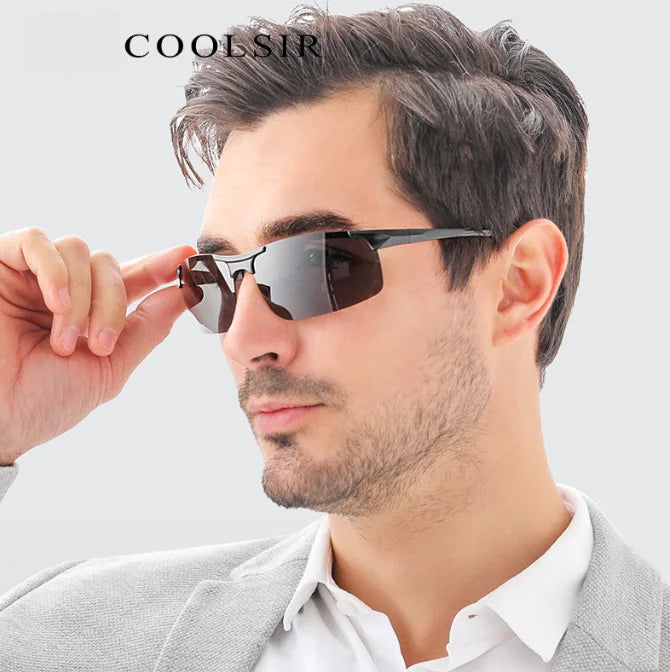 Night Driving Glasses Polarized Anti Glare Driving Sunglasses for Men UV Protection Riding Fishing Outdoor Sports Glasses