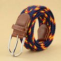 All-match Elastic Belt Men and Women Pin Buckle Belt Young Students Canvas Woven Elastic Belt