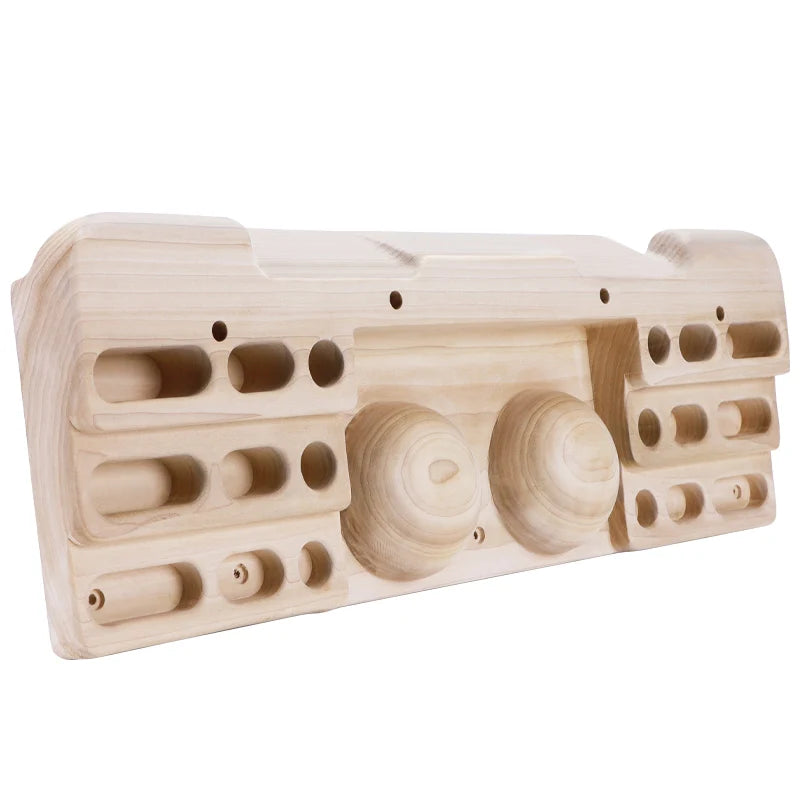 High Quality  Wooden Finger Training Board Rock Climbing Hangboard