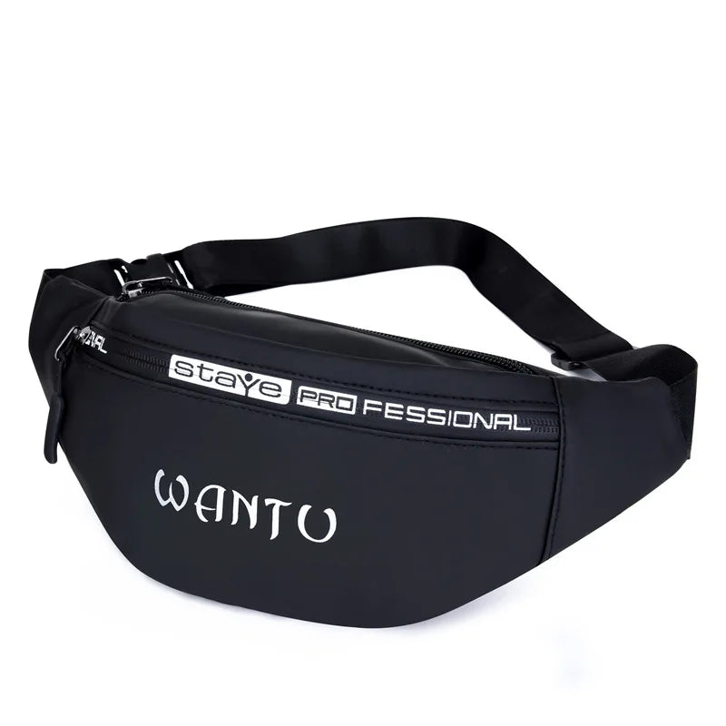 WAALUU Custom Waist Pack Bags Fanny Packs  Run Chest Bags Man Belt Pouch Outdoor Travel Hip Bag with LOGO