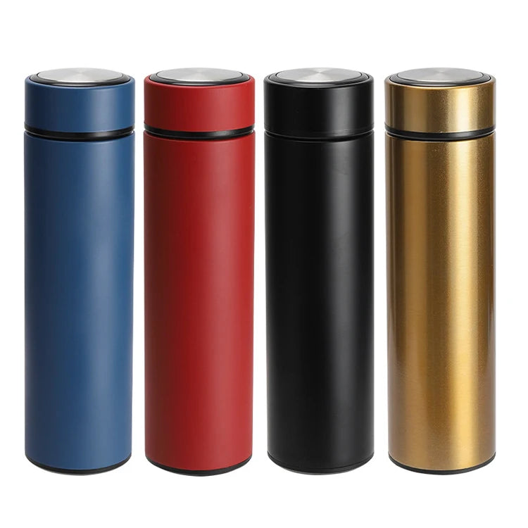 Hot Sale Custom Logo 500ml Vacuum Cup 304 Stainless Steel Business Gift Thermos Water Bottle