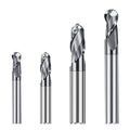 JINCHUAN Customized 6mm Ball Nose End Mill CNC Router Bits Carbide Cutting Tools ALTN Coating 2 Flute ODM OEM Support MOQ 10 Pcs