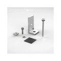 Factory Metal Roof Solar Tin L Feet With Screw or Double Thread Steel M10 Hanger Bolts Hanger Bolt Mounting Feet