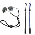 Eco Friendly Recycling Cotton Eyewear Retainer Black Adjustable Cotton Eyewear Retainer Sunglasses Lanyard Strap