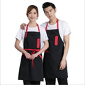 Fashion Canvas Kitchen Apron for Woman Men Chef Work Apron for Grill Restaurant Bar Shop Cafes Beauty Nails Studios Uniform