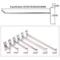 Retail Store Heavy Duty Utility Slotted Hooks Grid Slat Shelves SlatWall Wall Hanging Metal Display Rack Hooks for Hanging