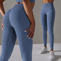 Stylish High Waist Compression Athletic Workout Legging for Women Latest Design Yoga Pants with Solid Pattern