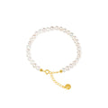 Silver 925 Jewelry Wholesale Chow Tai Fook Adjustable Beaded White Fresh Water Pearl Bracelet for Woman