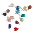 DIY Jewelry Accessories Alloy Crystal Water Drop Pendant Bracelet Necklace Jewelry Accessories Rhinestones Pendants