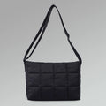 Custom Women Quilted Grid Puffer Tote Bag Soft Winter Handbag Space Shoulder Crossbody Bag Pretty Arts BSCI Certified
