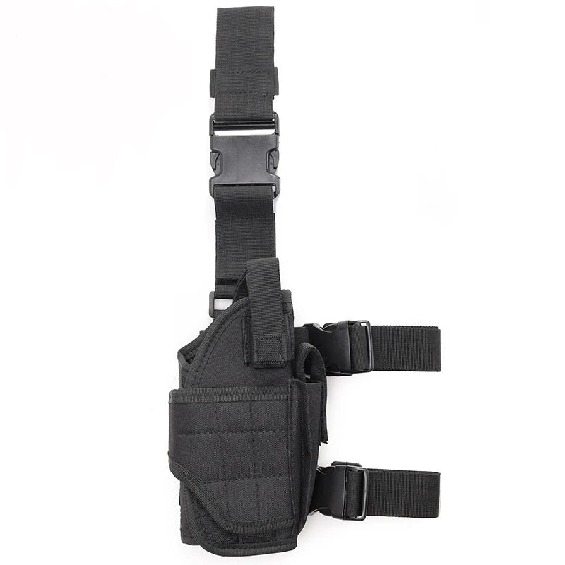 Tactical Leg Holster Universal Thigh Drop Molle Hook & Loop Quick Draw Nylon Holster Leg Panel Pouch