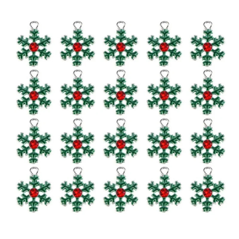 Christmas Snowflake Charms Jewelry Making Charms Pendants for DIY Jewelry Making Necklace Bracelet