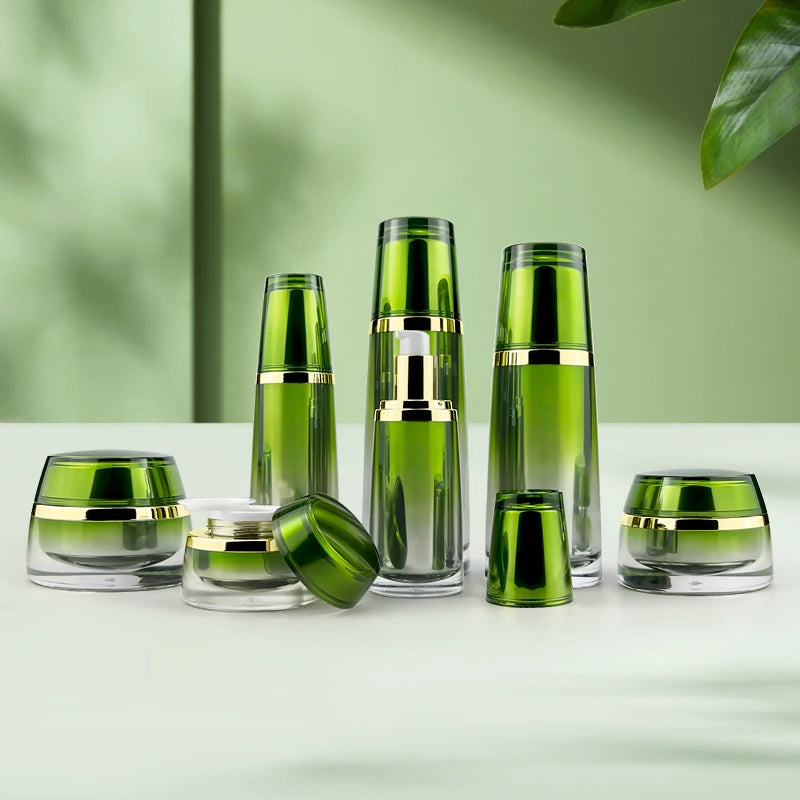 Luxury Acrylic Jars and Bottles for Cosmetics Packaging 15ml 30ml 50ml 100ml 120ml