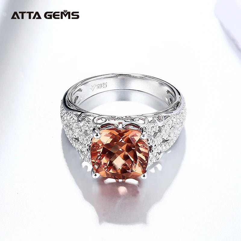 4.3 Carats Diaspore Zultanite Gemstone Rings Sultanite Solid 925 Sterling Silver Color Chang Stone Rings for Women  Engagement