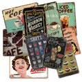 Hot Coffee Custom Decor Wall bar Crafts Old Printing Retro Plate Lounge Vintage Metal Poster logo Tin Signs for Sale