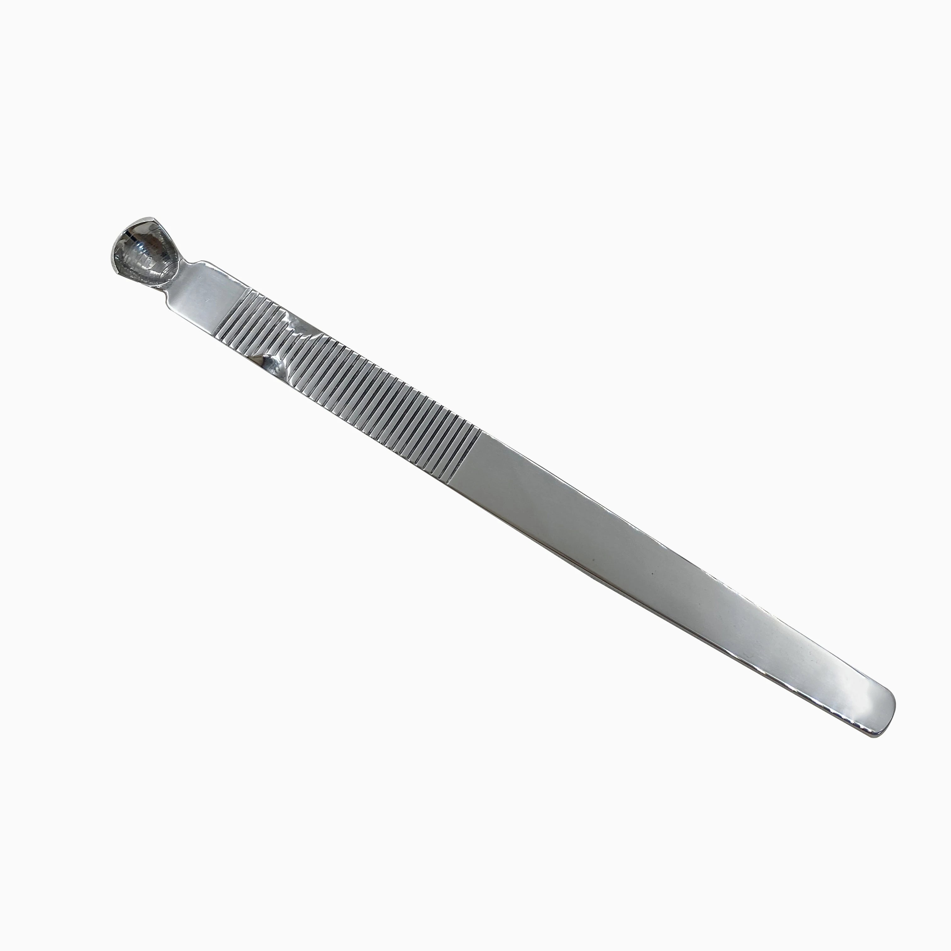 420 Stainless Steel High End Customized Logo Horseshoe Shape Square Flat Cuticle Pusher Nail Cuticle Pusher