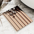 Interior and Exterior Wall Decoration Stainless Steel Fluted Decorative Rose Gold Mirror Black Brushed Panel for Wall Decoration