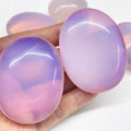 Hot Sale Natural Crystals Healing Stones Spiritual Healing Stone Pink Opal Palm Stone