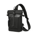 Hot Selling Men's Crossbody Shoulder Rolltop Bags Waterproof Roll Top Multi Pockets Chest Bag Women's Messenger Bags for School