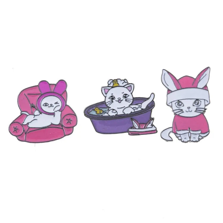 Wholesale in Stock Metal Badge Hard Soft Enamel OEM Custom Cartoon Lapel Hat Pins