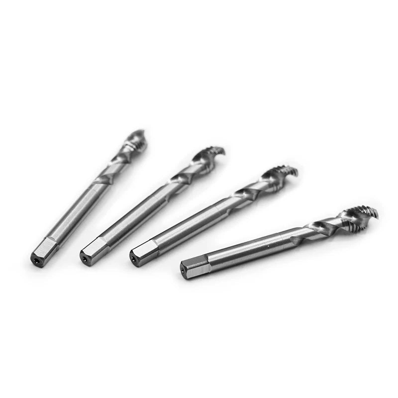 JIS  Machine Taps HSS M35 Spiral Flute Bright Finished Treading Cutting Tools CNC  M3-M10