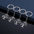 Antique Design Stainless Steel Tree Handmade Key Ring Lightweight Fashionable Customizable Extra Premium Quality Very Low Price