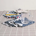 Customized Water Absorption Fabric Coaster Heat Resistant 14 Style Washable Linen Cotton Placemats for Table Decoration