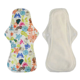 EASYMOM Bamboo Reusable Menstrual Cloth Sanitary Pad Waterproof Regular Flow Women Feminine Hygiene Pad 18*33CM