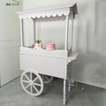 Factory Wholesale Wedding Candy Cart Decorative Display Stand PVC and Wooden Party Birthday Event Prop for Reception Decor