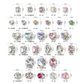 Super Flash Axe-Shaped 3D Nail Art Decoration DIY Jewelry Crooked Center Drill Rectangular Drill Wearing Armor-Made Rhinestones