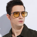 Wholesale New Metal Double Bridge Polarized Sunglasses Men's Driving Fishing Fashion Metal Sunglasses
