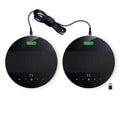 Portable Conference Speakerphone TEVO-M5B-EX USB//Wireless/3.5mm Jacks Noise Reduction 2 Cascade Daisy Chain Microphone