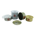 Round Pull-Ring Sealing 100ml Tinplate Food Grade Airtight Empty Fish Tuna Cans Meat Packaging with Lids Silk Screen Printed