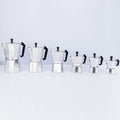 High Quality Espresso Moka Pot Classic Aluminum Moka Pot Manual Coffee Maker Octagonal Moka Pot