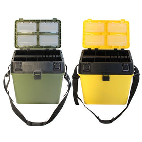 Wholesale Portable Multi-function Set Large Capacity Double-sides Lure Fishing Box for Bait Plastic Box Small Plastic Tackle Box