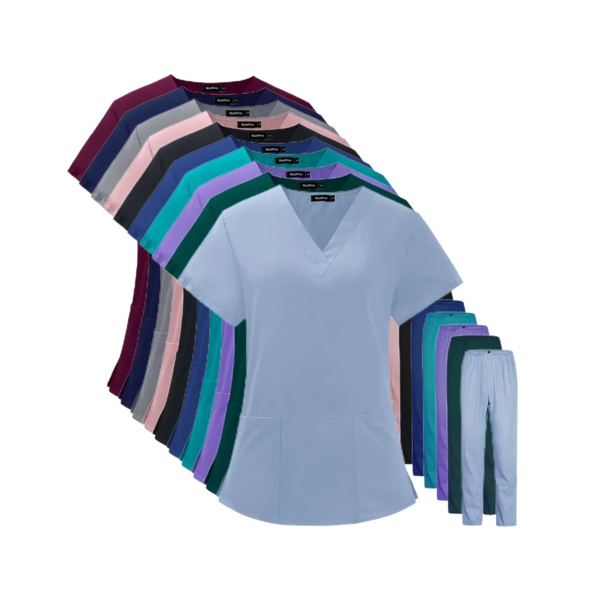42016 Hot Sell Quick-dry Nurse Kids Costumes Polyester Rayon Spandex Fabric for Nursing Scrubs Nursing Uniform Wholesale