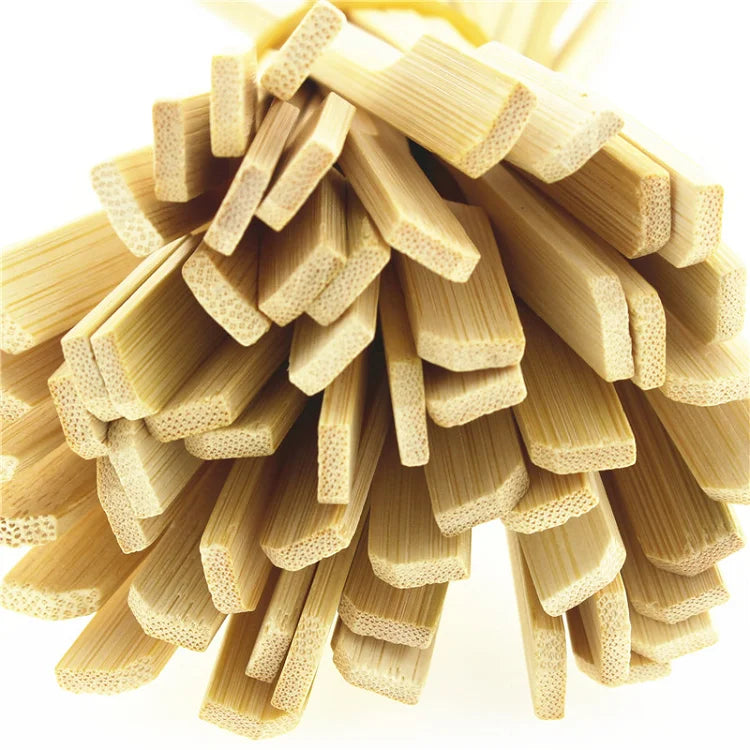 Disposable Natural Bamboo Skewer with Custom Logo BBQ Yakitori Skewer Marker Skewer Bamboo
