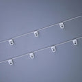 Ripple Fold Curtain Track Rail Runner S Fold Curtain Runner Curtain Wave Glider for Window Coverings Pole Accessory