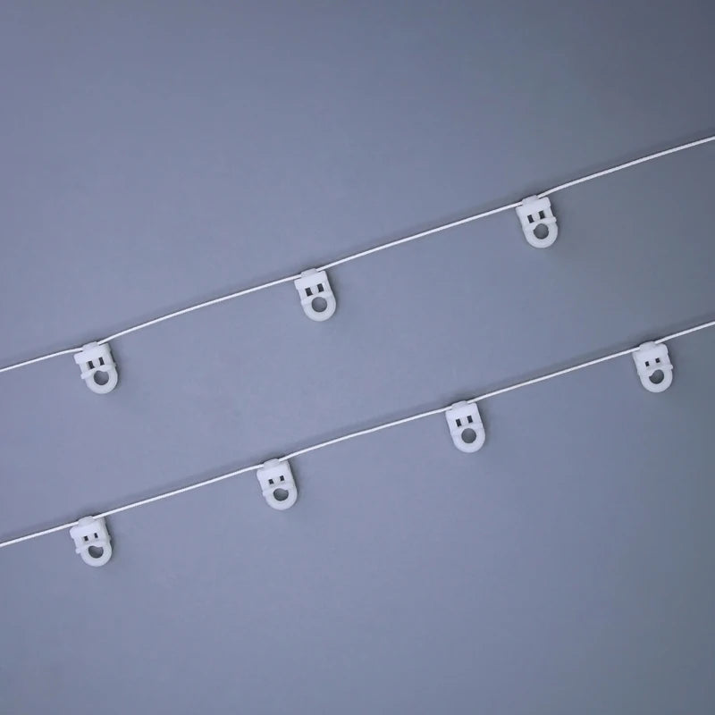 Ripple Fold Curtain Track Rail Runner S Fold Curtain Runner Curtain Wave Glider for Window Coverings Pole Accessory
