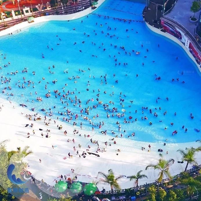 Hot Sale Water Play Facilities Amusement Park Tsunami Wave Pool Water Park Wave Pool Machine