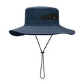 SH-0053 Outdoor Bucket Hat Wide Brim Quick Dry Fishing Safari Cap for Men Women UPF 50+ Sun Protection for Casual Travel Scenes