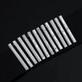 New Frosted Man Silver Tie Clips  Bars Tie Pins Metal Alloy Custom Clip on Tie for Men Business