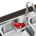 New Arrival Kitchen Sink Swan Drain Basket Stainless Steel Hanging Drain Rack Dry and Wet Separation Garbage Filter Basket