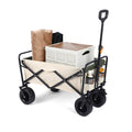GodsWord Camping Folding Garden Cart With Wheels Utility Collapsible Folding Trolley Wagon Cart for Family Camping Party
