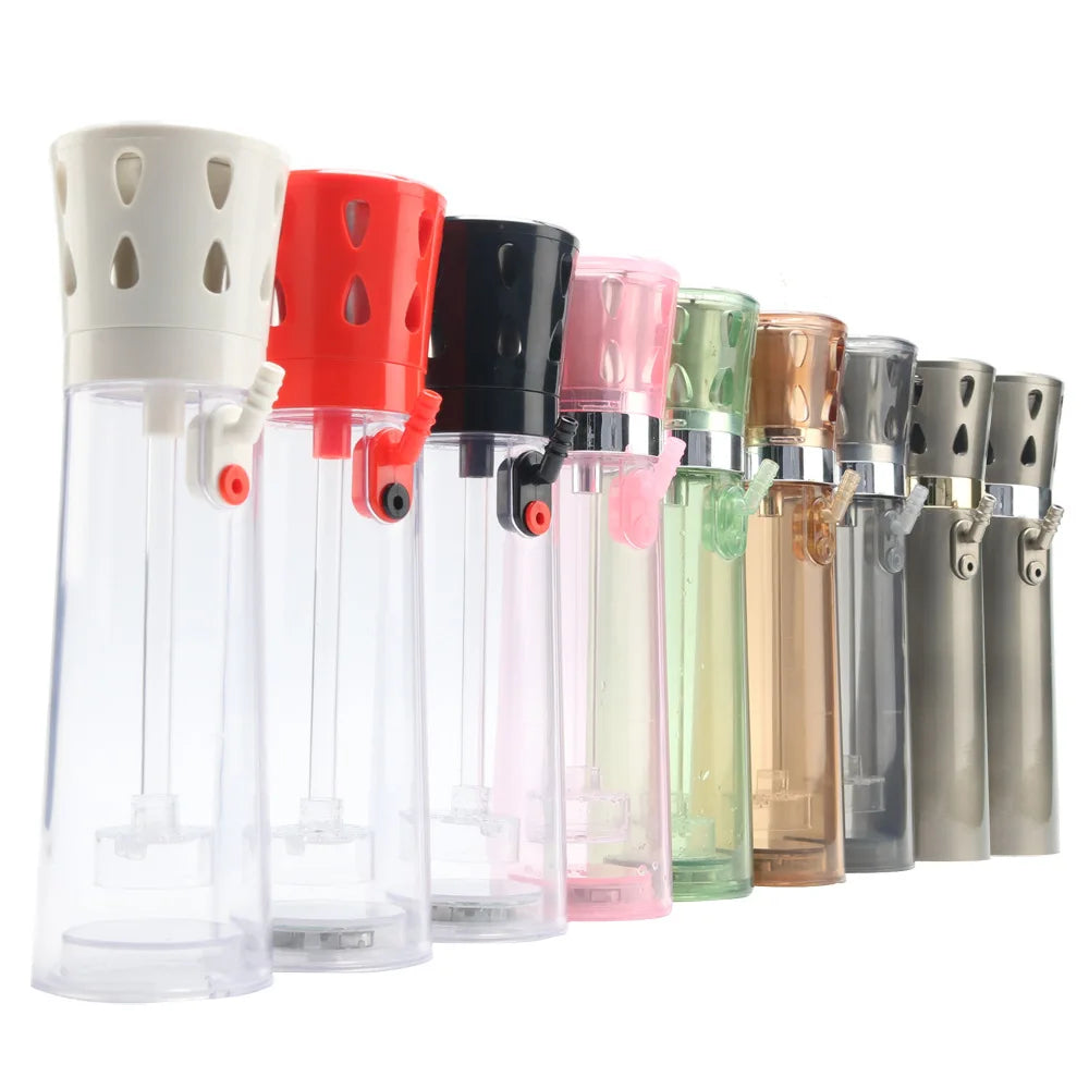 Pipa De Agua LED De Colores Para Fumar Narguile Shisha De Mano Herramienta Para Fumar Al Aire Librenuevo