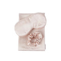 EASETRIP Custom Satin Sleeping Eye Mask Set with Silk Pillowcase and Hair Ring Home Oem Design Eye Health Supplies
