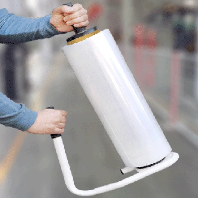 LLDPE Stretch Wrap Roll Film Water Soluble PE Packing Custom Logo Printing Factory Price 50cm*120m*18mic LLDPE 500mm Width Soft